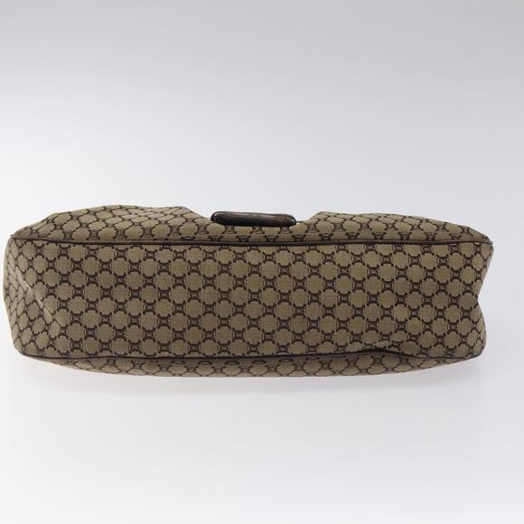 CELINE Macadam Canvas Shoulder Bag Brown - Picture 9 of 12